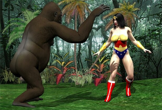 Gorilla Fuck Girl 3d Video - 3d animal porn comics | Aemi1970 - Wonder Women Vs Gorilla |