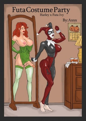 Axxx - Futa Costume Party - Harley X Futa Ivy (Batman)