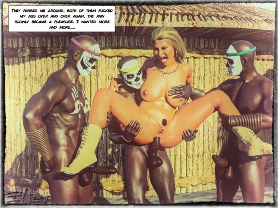 The Tribe Interracial - 3d animal porn comics | 3D Enetwhili2 - Welcum to the tribe |