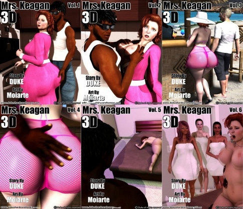 3D  Dukeshardcorehoneys - Mrs Keagan 3D vol 1-6