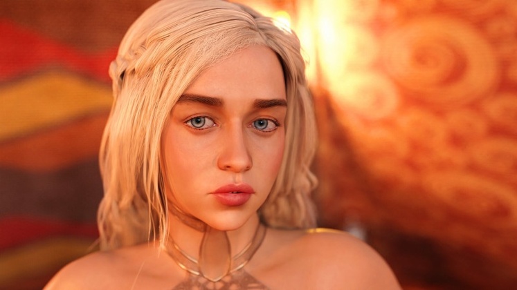 3D  Whores of Thrones - Daenerys
