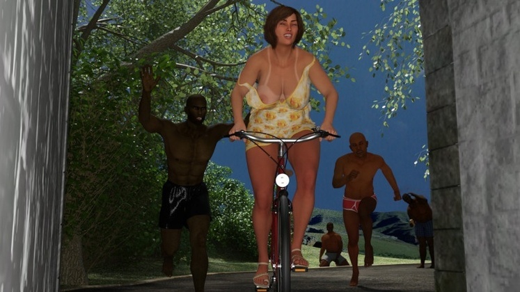 3D  Terminatorgames - Mom went on a bike ride to the park