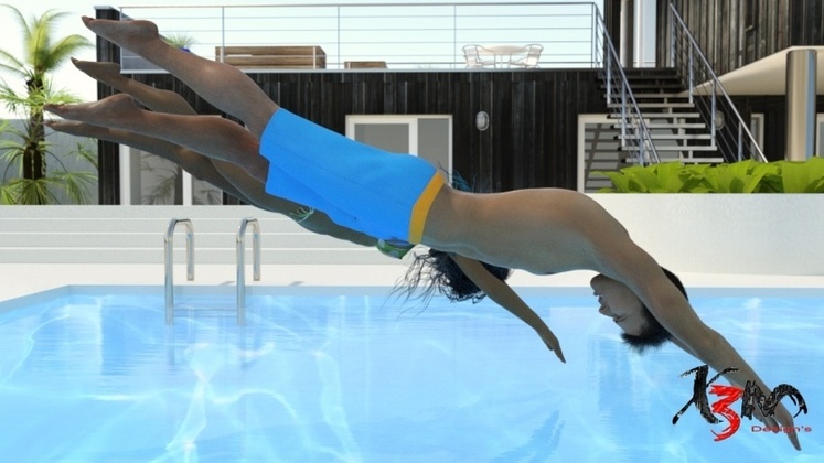 747px x 420px - 3d animal porn comics | 3D Mom and son in swimming pool by X3MDesign's |