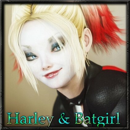 3D  Vaesark – CGS 148 – Harley & Batgirl