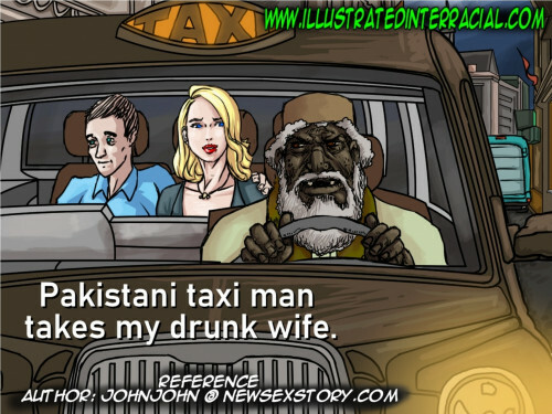 Illustratedinterracial - Pakastani Taxi Man