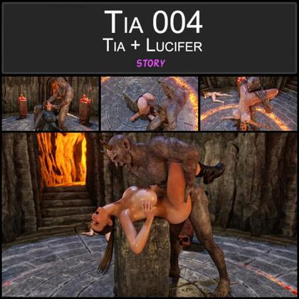 3D  Tia + Lucifer by Blackadder