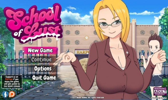 Porn Game: School of Lust - Version 0.5.3a + Full Save + Incest Patch by Boner Games
