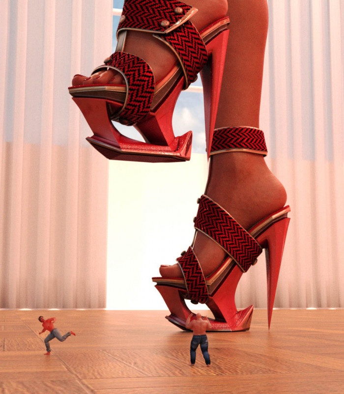 3D  Ilahyu - Sexy and Cruel High Heels