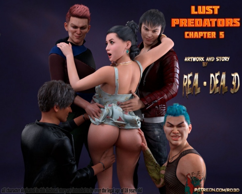 3D  Real-Deal 3D - Lust Predators part 1-6