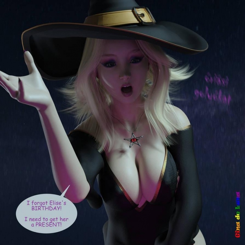3D  Chayna-Gina - The Forgetful Witch
