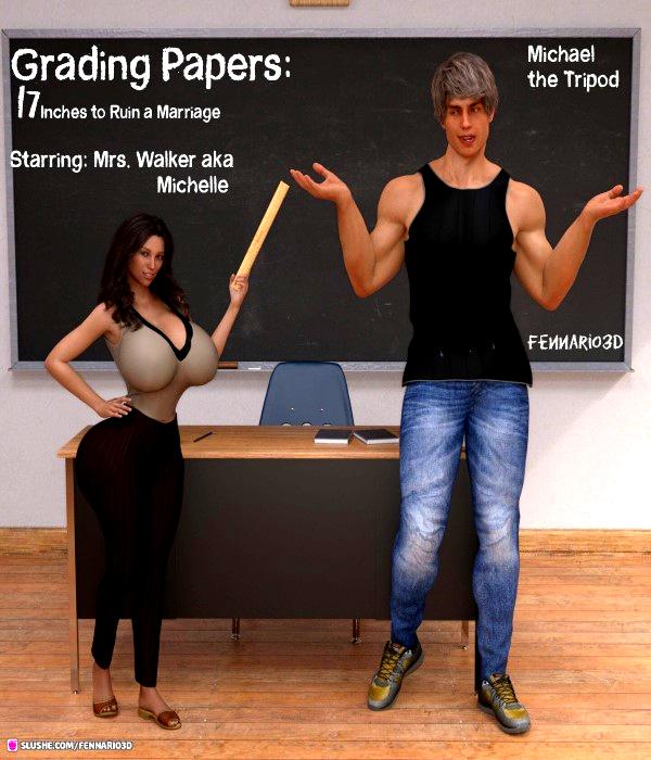 3D  Fennario3D - Grading Papers: 17 Inches to Ruin a Marriage Starring