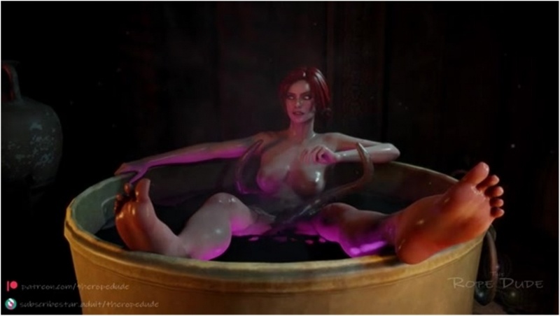 Triss not alone in her bath