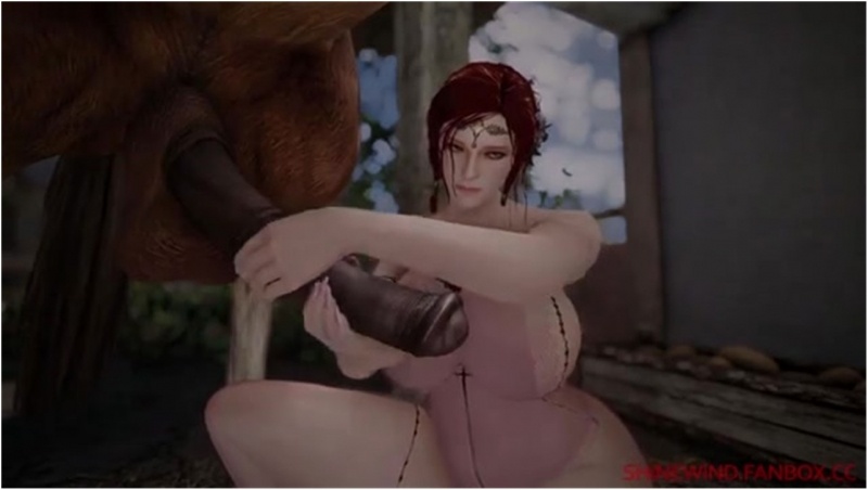 Triss Milking A Horse [Shinewind]