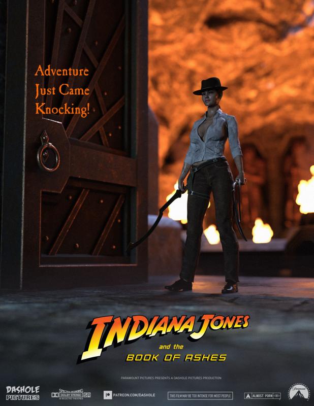 3D  Dashole - indiana Jones and The book of ashes - Cover Your Heart