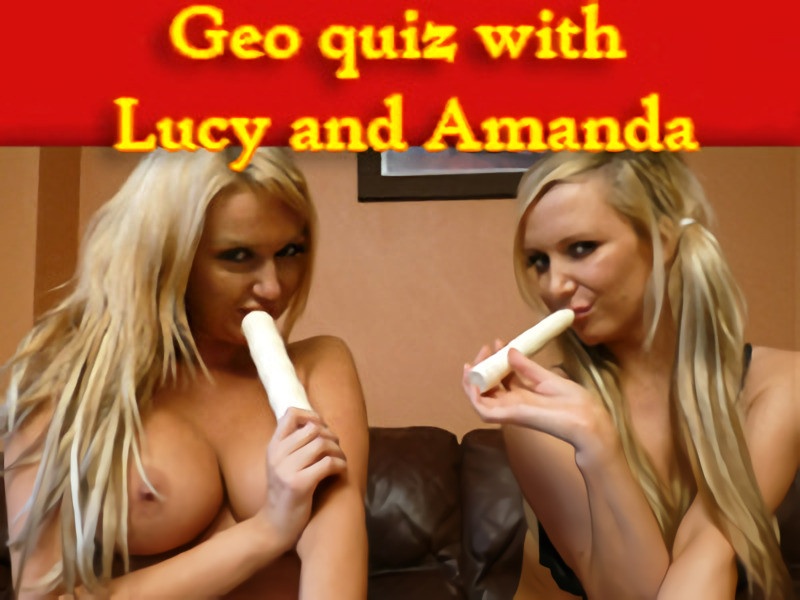 Porn Game: Free strip games - Geo quiz with Lucy and Amanda Final