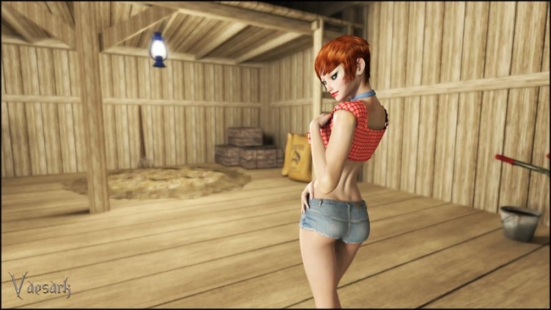 3D  Vaesark 176 Farm Girl