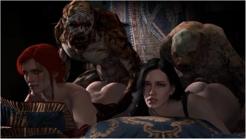 Triss & Yennefer fucked by monsters (The Witcher)