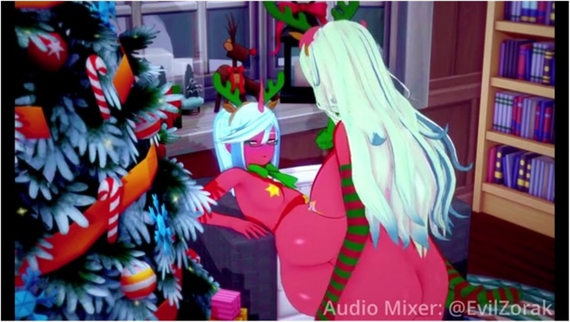 Scanty x Kneesocks - Happy Holidays, Pounding Away!