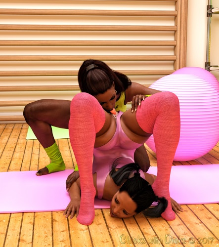 3D  ChicksWDicks - Personal Yoga Session