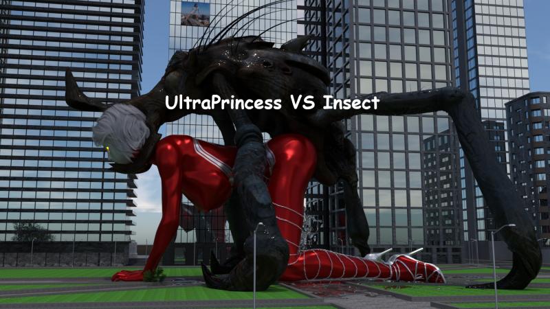 3D  Tsumayoji - XognaM - Request：UltraPrincess VS Insect