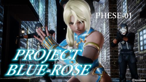 3D  Rock Crow - Project Blue-Rose