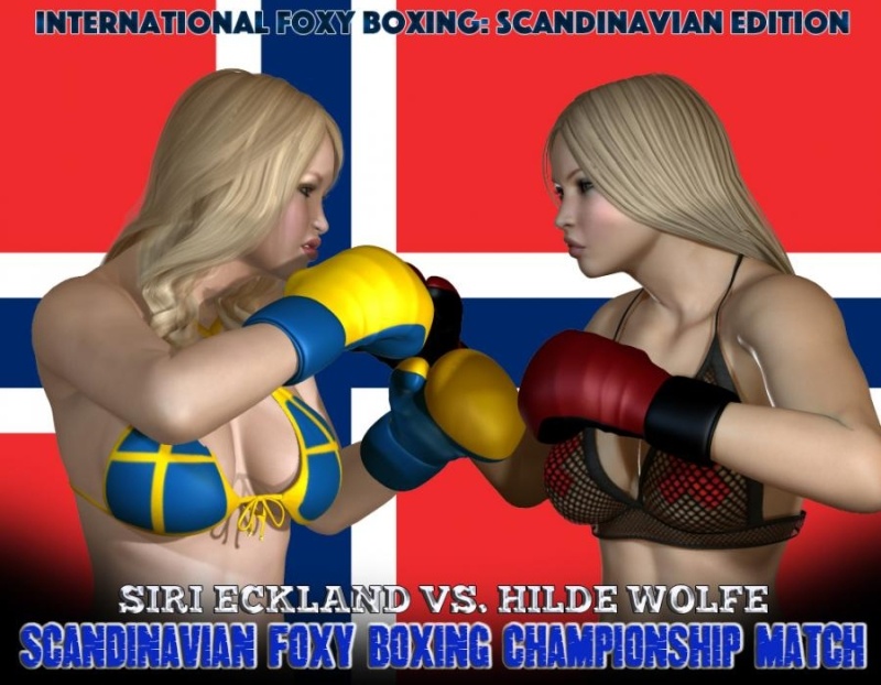 3D  BabeBoxing - IFB: Scandinavian Edition: Siri Eckland Vs. Hilde Wolfe