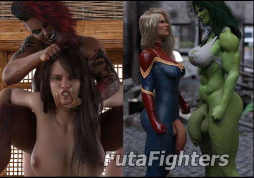 3D  FutaFighters Collection