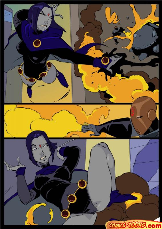 Okunev - Slade And Raven (Teen Titans)