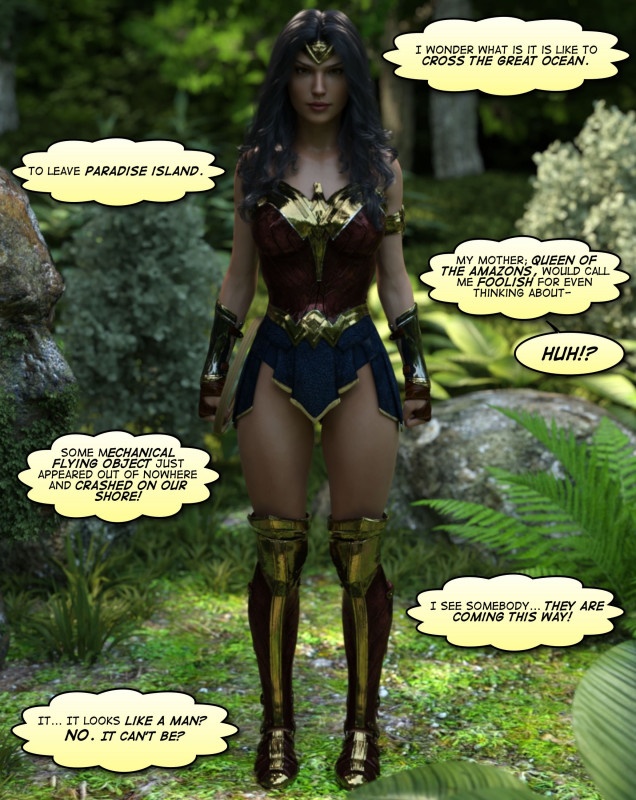 3D  3DK-x - Wonder Woman Parody
