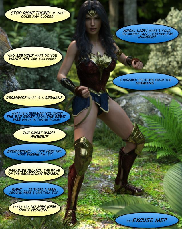 3D  3DK-x - Wonder Woman in London - Parody - (On-going)
