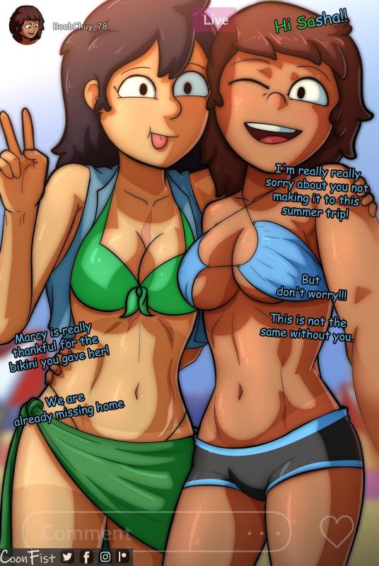 CoonFist - Anne and Marcy on vacations (Amphibia)