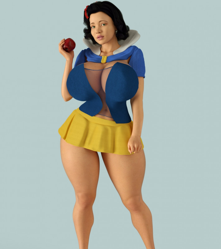 3D  The FoXXX - Lily Snow White