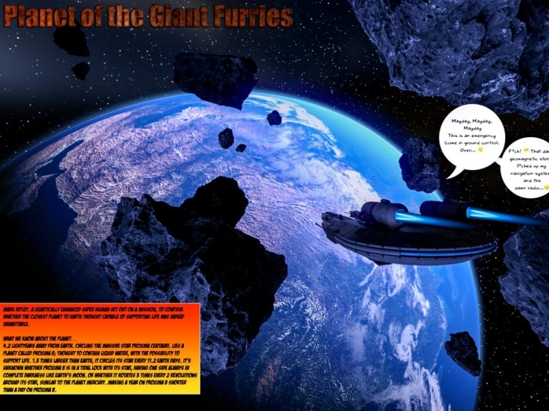3D  SurvivingGiants - Planet of the Giant Furries