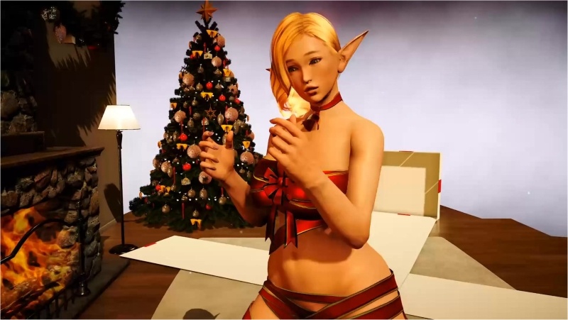 Sexy Elf Christmas Dance