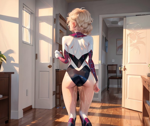 3D  AI Generated AI The Slutty Spider (Textless)
