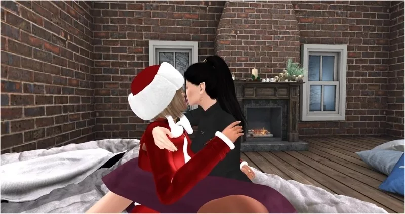 Santa's young wife fucks with elves