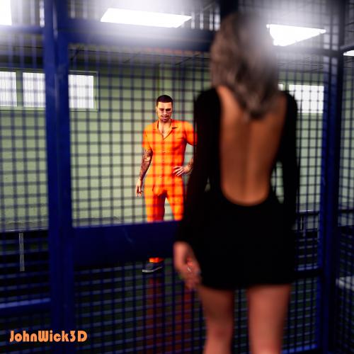3D  Johnwick3D - Sophia Pays A Visit To Larry