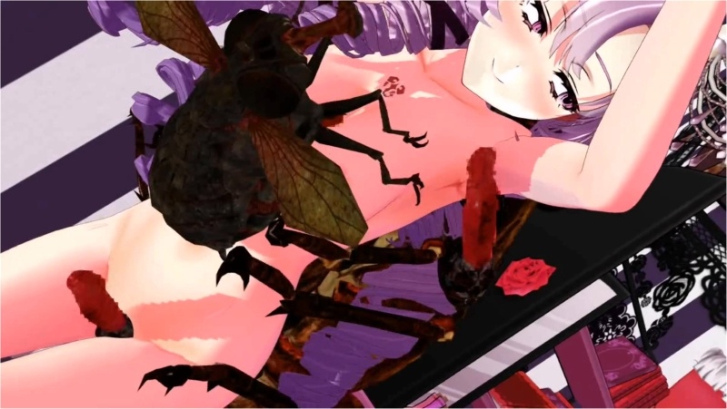 [O-dio] [MMD] Depraved otome x insects