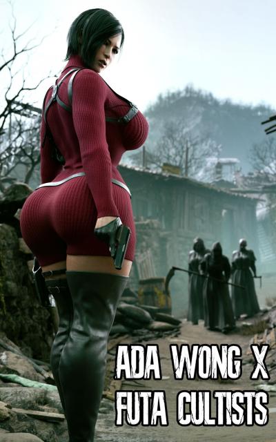 3D  Rigid3D - Ada Wong x Futa Cultists (Resident Evil)