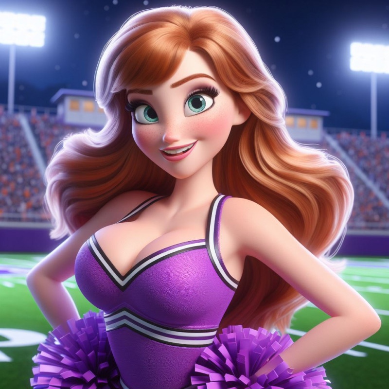 3D  AICad20 - Cheerleader Anna