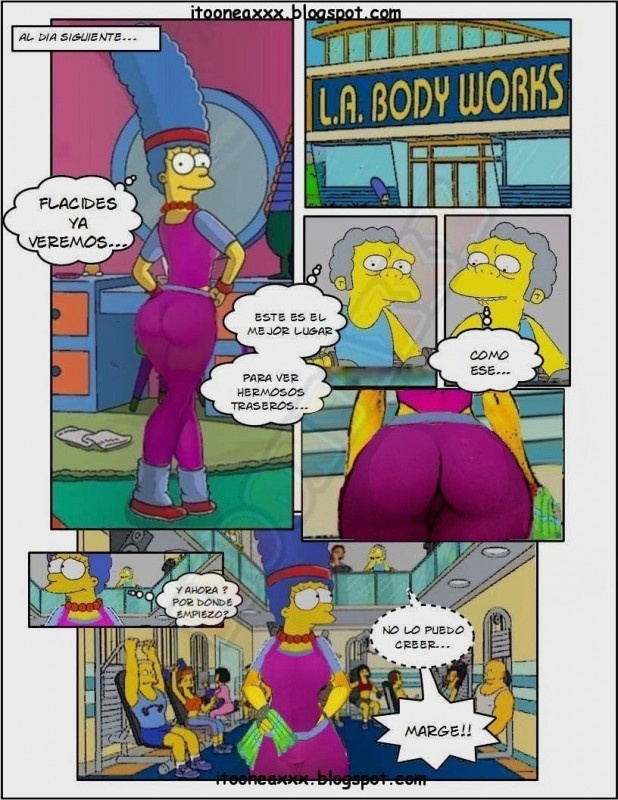 ItooneaXxX - The gym (The Simpsons)