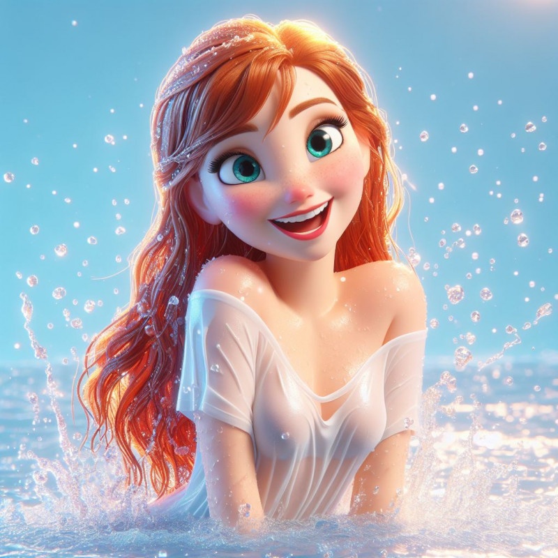3D  AICad20 - Anna in the Water