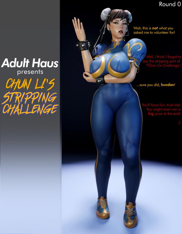 3D  Adult Haus - Adult Haus Presents Chun Li\'s Stripping Challenge