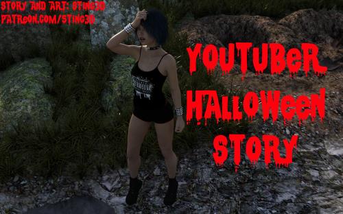 3D  Sting3D - Youtuber Halloween Story