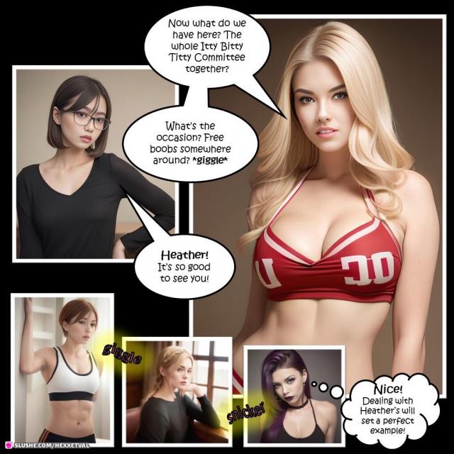 3D  HexxetVal - The Itty Bitty Titty Committee 2 - Boob Wars - Complete