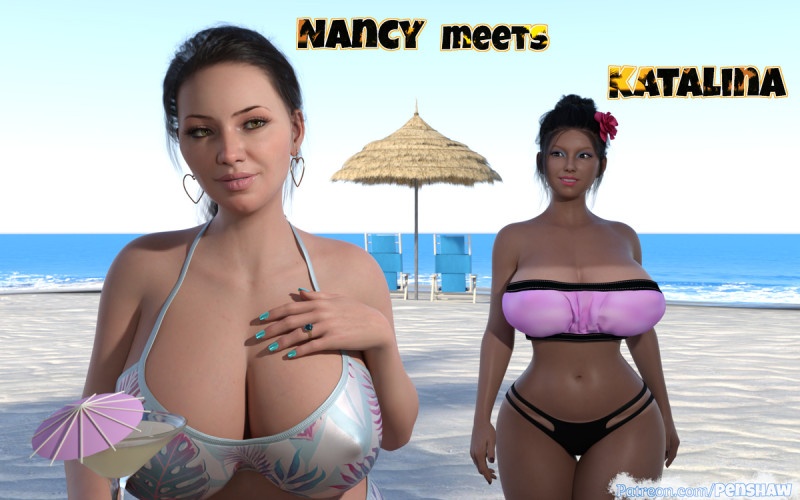 3D  Penshaw - Beach Bunnies - Nancy meets Katalina