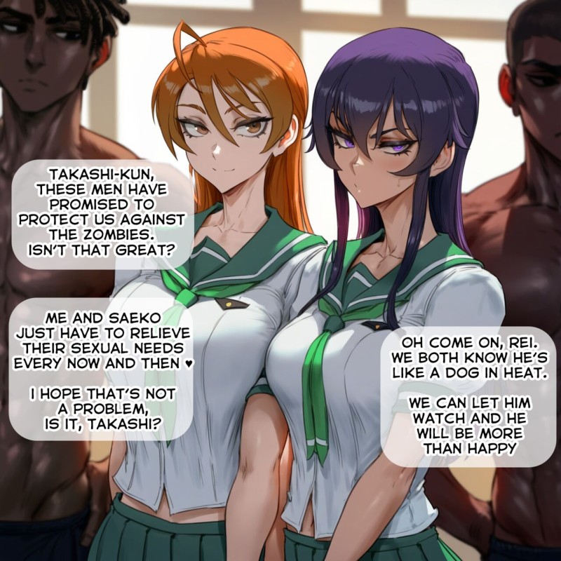 Potions - Saeko and Rei from Highschool of the Dead