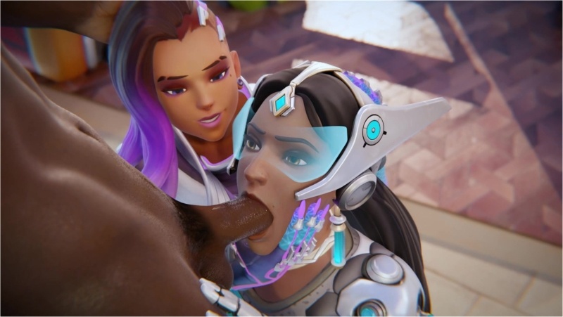 Symmetra & Sombra BJ [Blacked][Cawneil][NO WM]