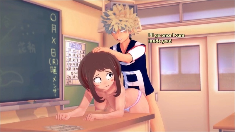 Bakugo get his way with Uraraka