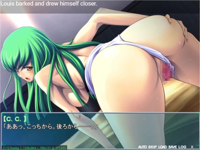 Code Geass. Lust Terrorists - BAD END 1 [C.C. route (ENG MTL)]